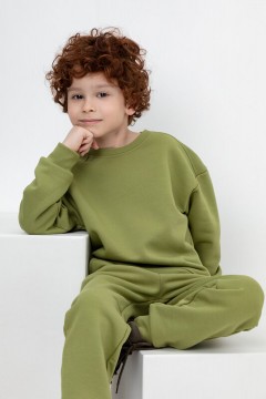 Зелёные брюки для мальчика КР 400615/фисташка к428 брюки Crockid